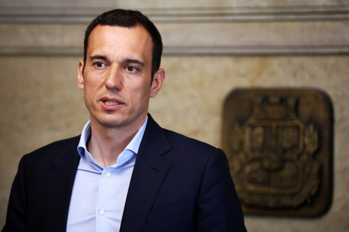 Кметът на София Васил Терзиев.