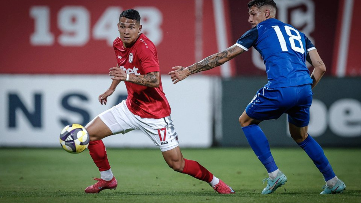 Хосе Мартинес вкара гол за ЦСКА 1948 срещу Рапид